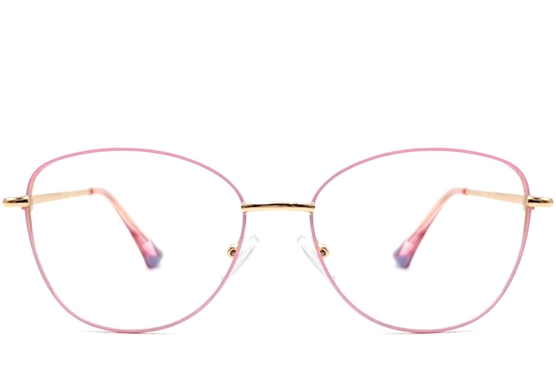 Butterfly Pink Metal Glasses #BS2425-0210