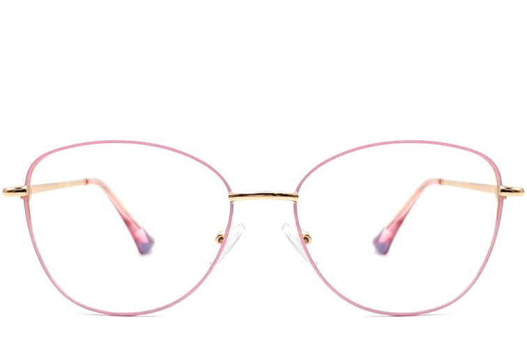 Butterfly Pink Metal Glasses #BS2425-0210