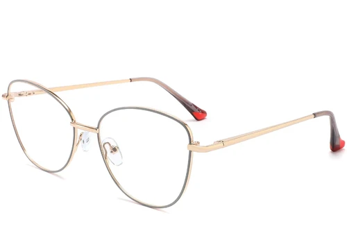 Butterfly Grey Metal Glasses #BS2425-0211