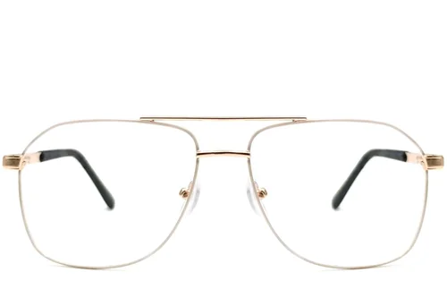 Lunettes aviateur en métal doré #BS2425-0218