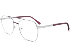 Gafas de aviador de metal morado #BS2425-0222