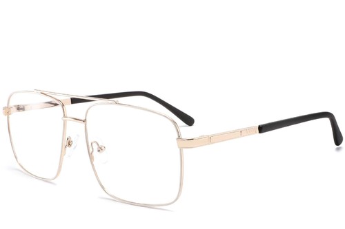 Aviator Gouden Metalen Bril #BS2425-0225