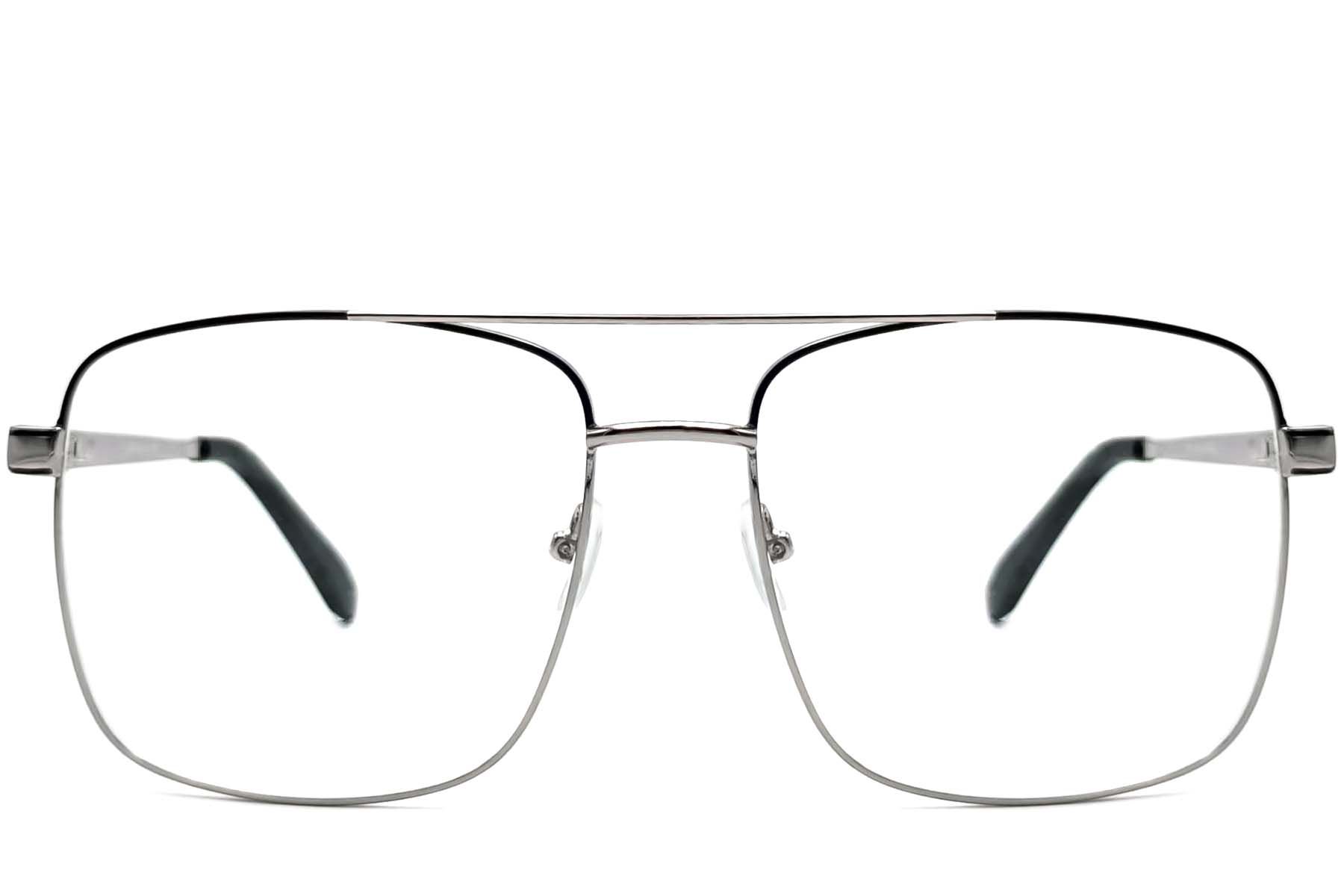 Aviator Black Metal Glasses #BS2425-0231