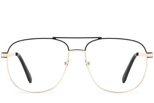 Lunettes aviateur en métal doré #BS2425-0233