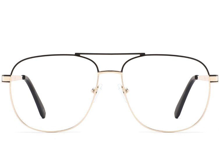 Lunettes aviateur en métal doré #BS2425-0233