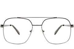 Aviator Black Metal Glasses #BS2425-0245