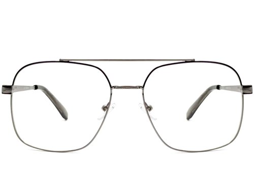 Lunettes aviateur en métal argenté #BS2425-0245