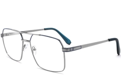 Aviator Blue Metal Glasses #BS2425-0253