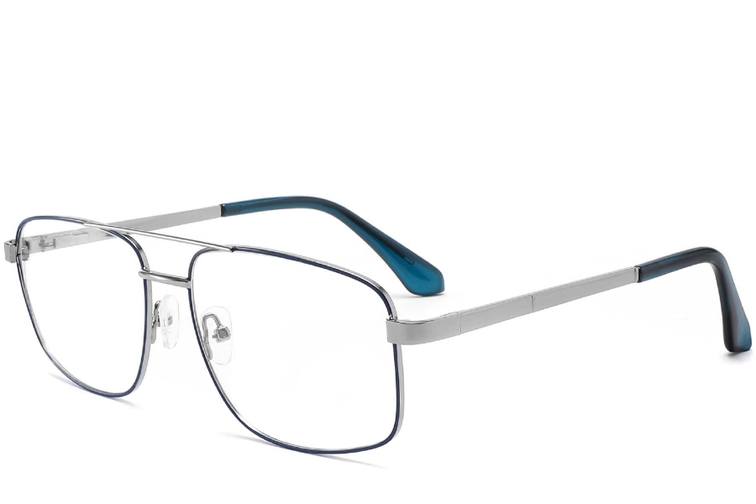 Gafas de metal gris aviador #BS2425-0258