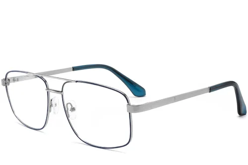 Lunettes aviateur en métal gris #BS2425-0258