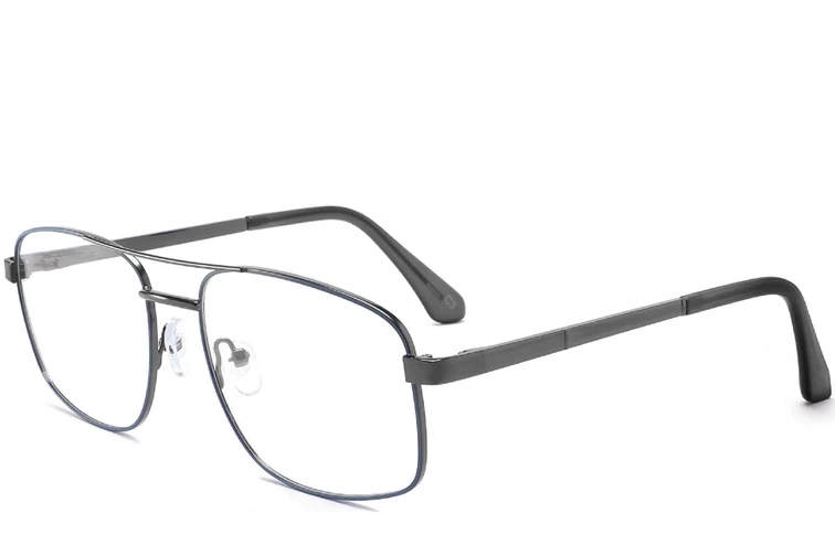 Occhiali da aviatore in metallo nero #BS2425-0259