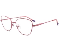 Butterfly Pink Metal Glasses #BS2425-0277