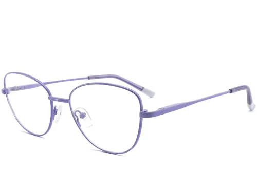 Lunettes papillon violettes en métal #BS2425-0278