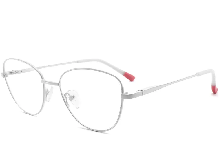 Butterfly White Metal Glasses #BS2425-0279