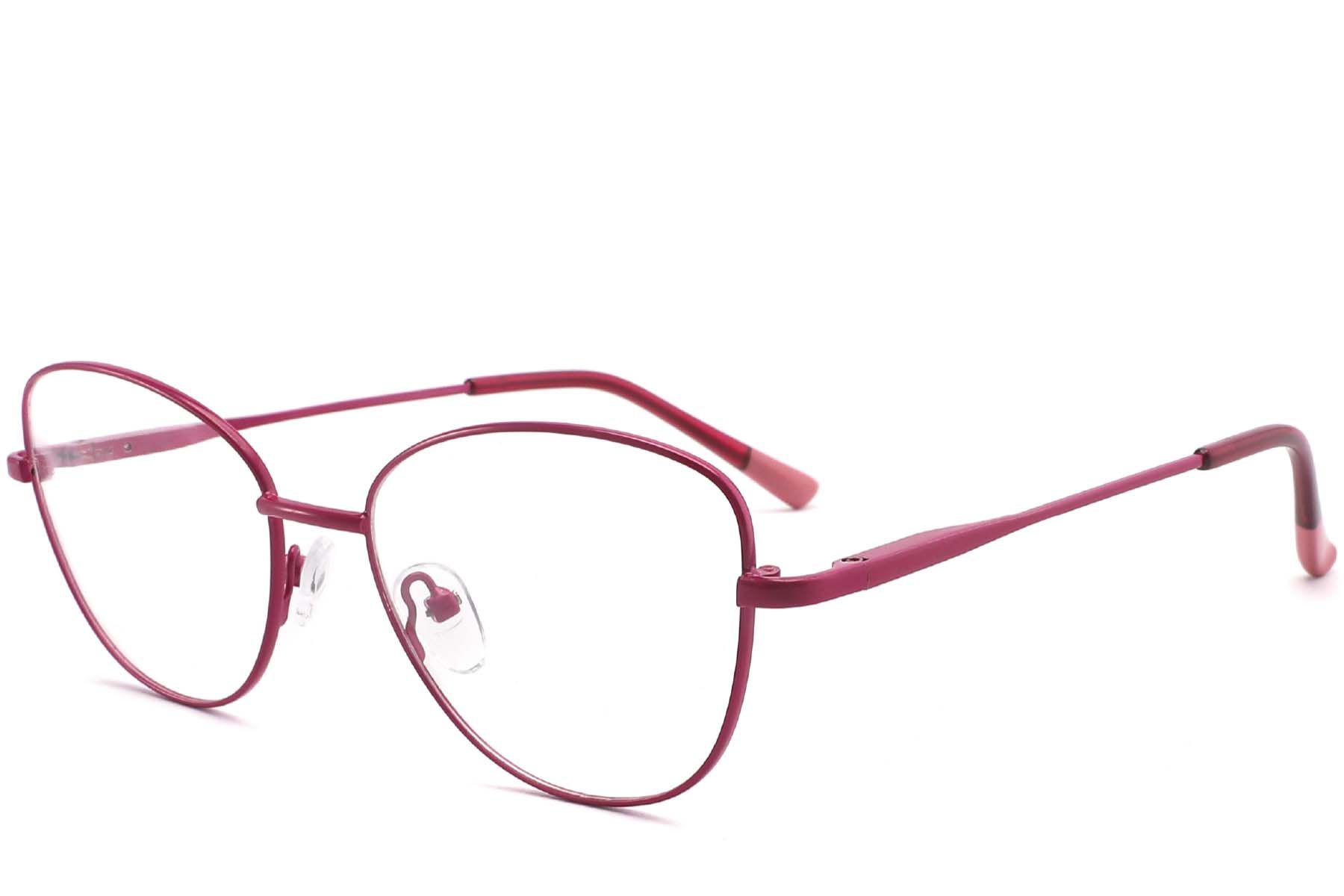 Gafas de metal de cobre con forma de mariposa #BS2425-0281