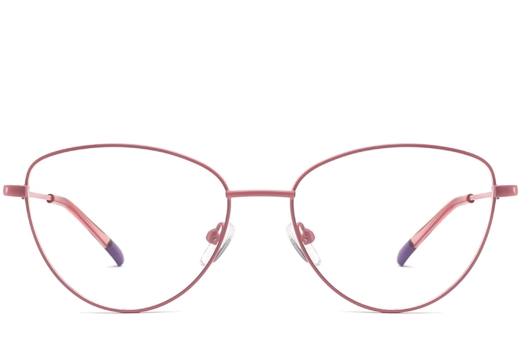 Gafas de metal rosa mariposa #BS2425-0283