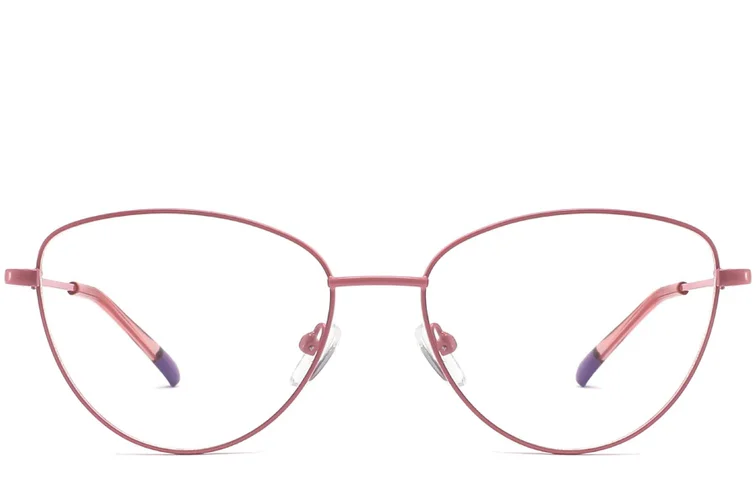 Gafas de metal rosa mariposa #BS2425-0283