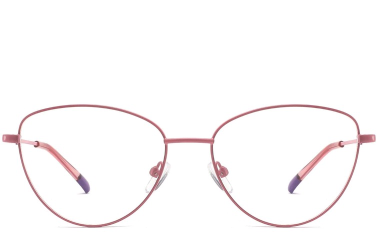 Butterfly Pink Metal Glasses #BS2425-0283