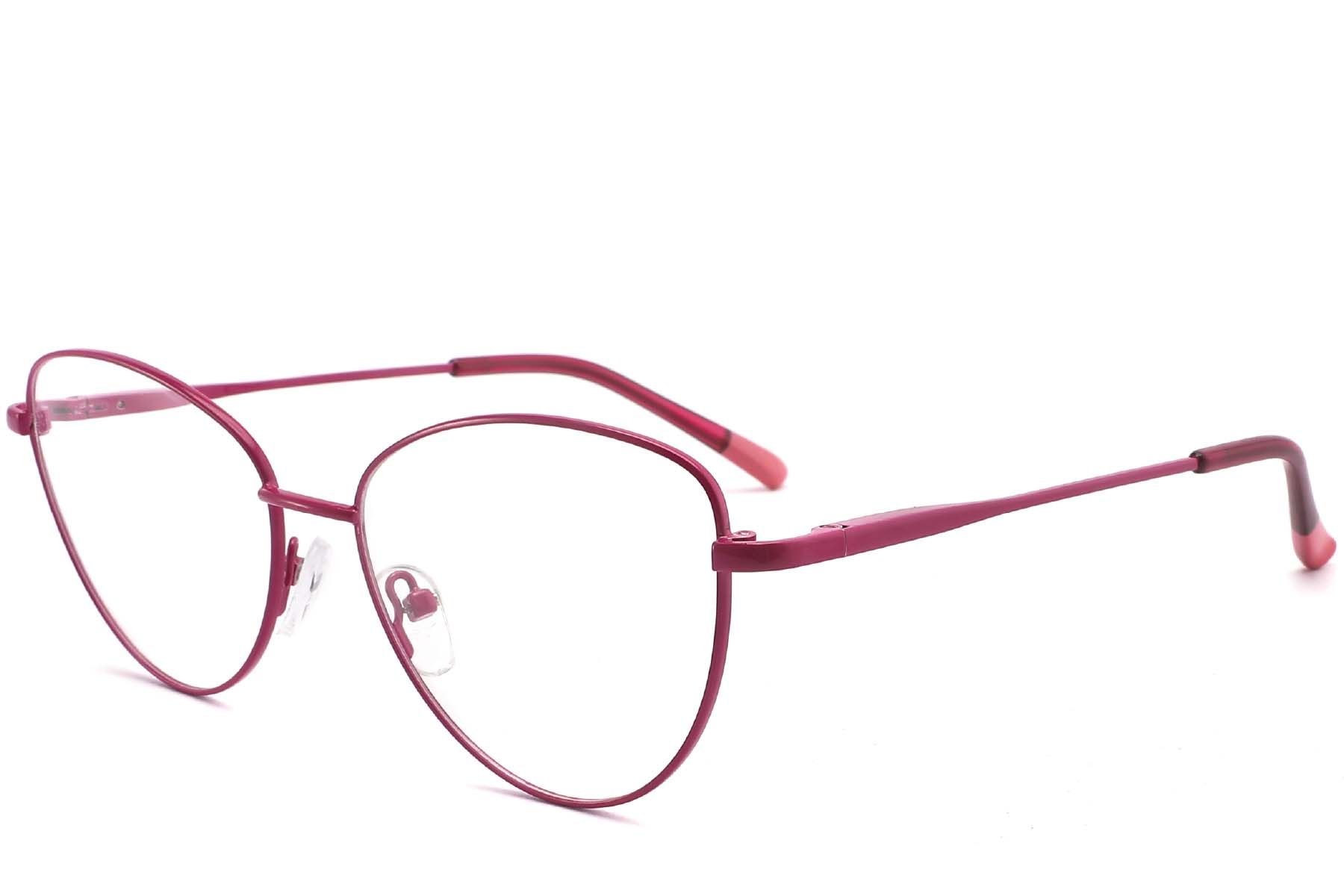 Butterfly Pink Metal Glasses #BS2425-0287