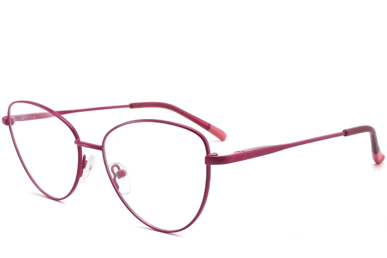Gafas de metal de cobre con forma de mariposa #BS2425-0287