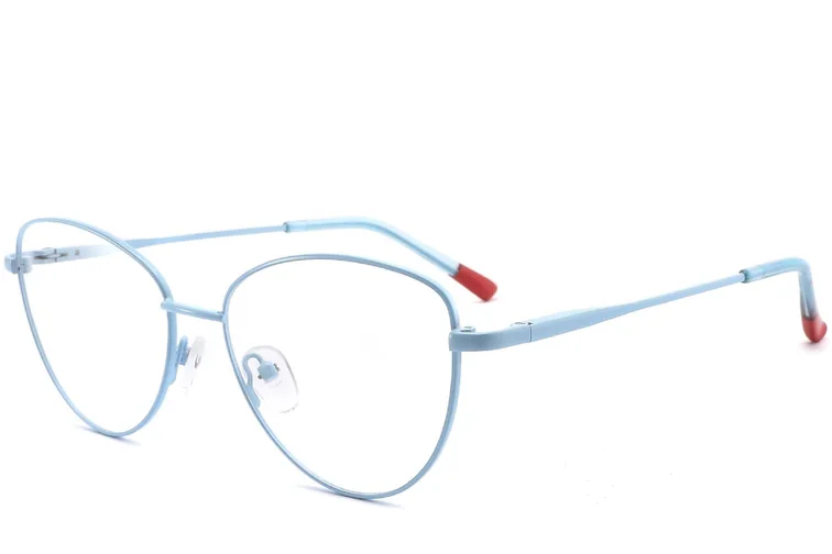 Gafas de metal azul mariposa #BS2425-0288