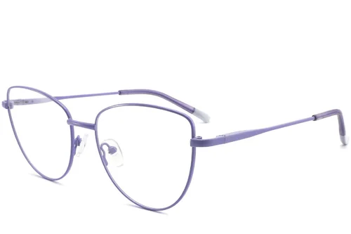 Lunettes papillon violettes en métal #BS2425-0290