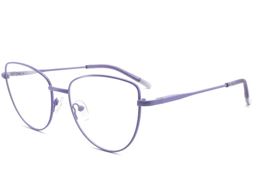 Schmetterling Lila Metallbrille #BS2425-0290
