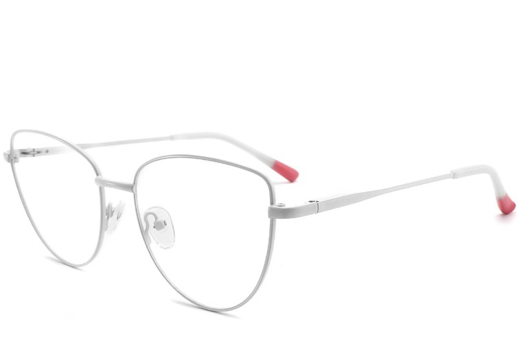 Butterfly White Metal Glasses #BS2425-0291