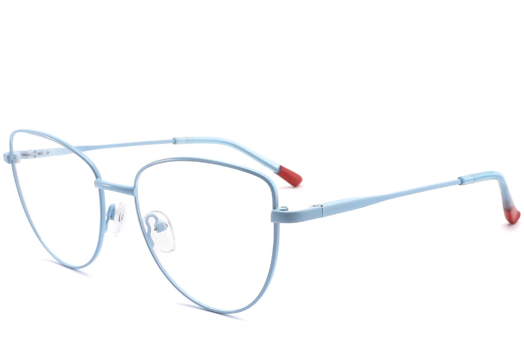Butterfly Blue Metal Glasses #BS2425-0294