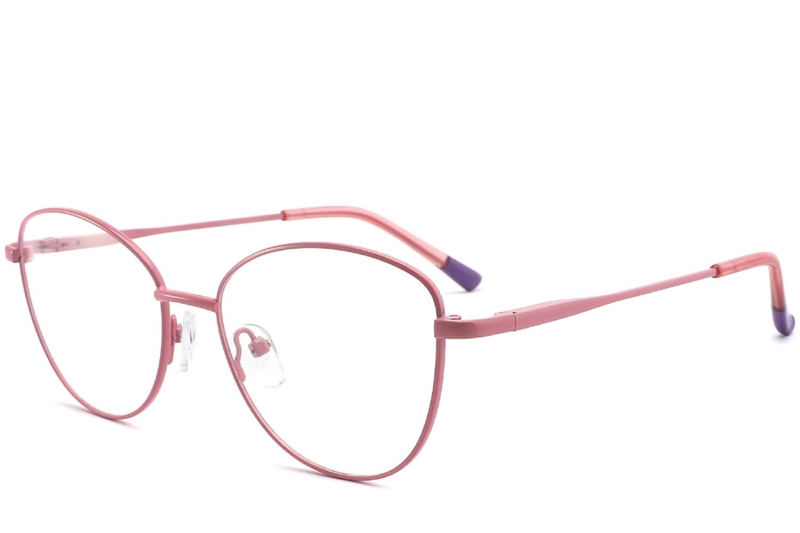 Butterfly Pink Metal Glasses #BS2425-0295