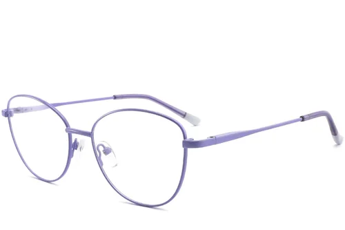 Lunettes papillon violettes en métal #BS2425-0296