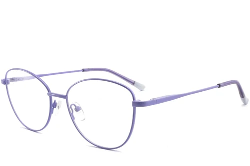 Schmetterling Lila Metallbrille #BS2425-0296