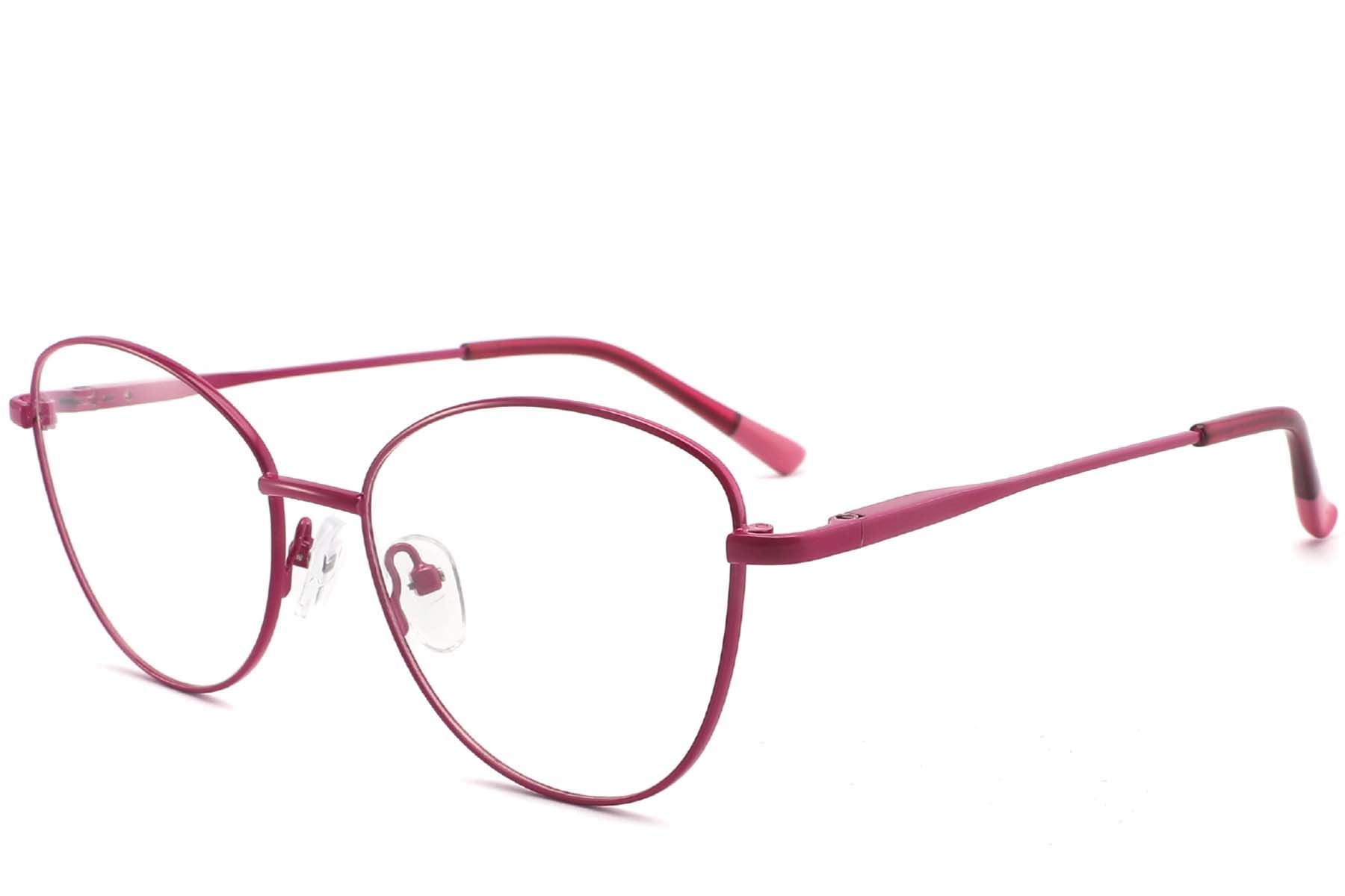 Butterfly Pink Metal Glasses #BS2425-0298