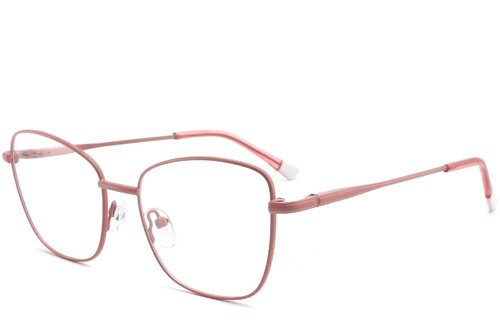 Lunettes papillon en métal rose #BS2425-0304