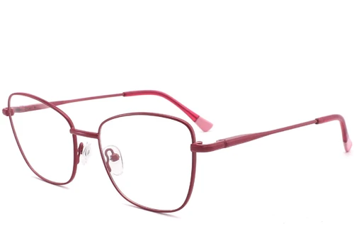 Butterfly Red Metal Glasses #BS2425-0306