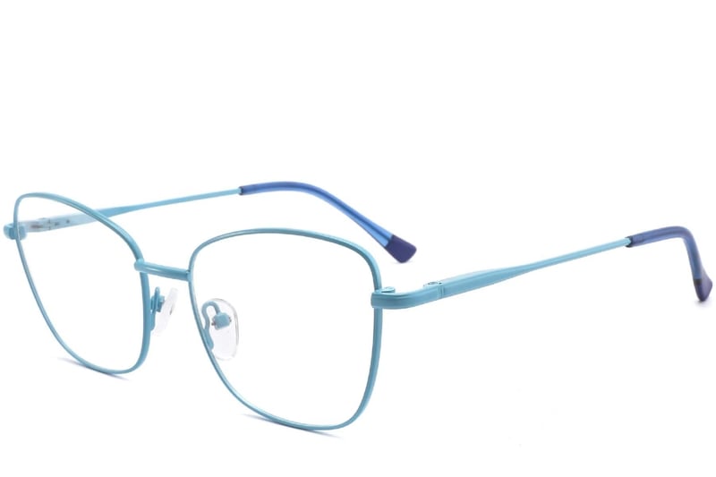 Butterfly Blue Metal Glasses #BS2425-0309