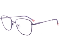 Rectangular Purple Metal Glasses #BS2425-0311