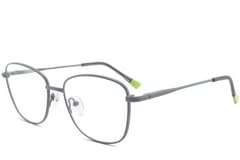 Rectangular Grey Metal Glasses #BS2425-0313