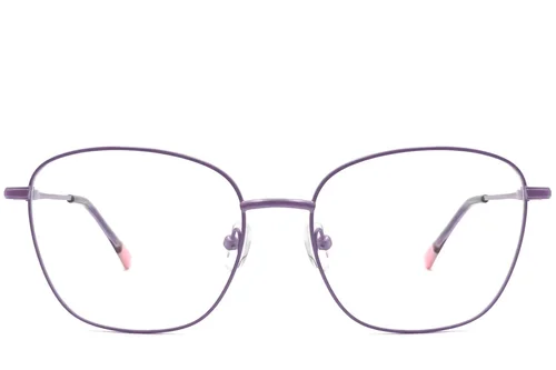 Lunettes papillon violettes en métal #BS2425-0317
