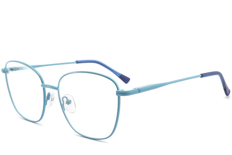 Gafas de metal azul mariposa #BS2425-0320