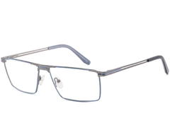 Rectangular Purple Metal Glasses #BS2425-0323