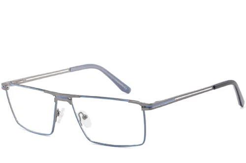 Lunettes rectangulaires en métal violet #BS2425-0323
