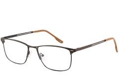 Rectangular Brown Metal Glasses #BS2425-0344