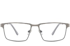 Rectangular Grey Metal Glasses #BS2425-0349