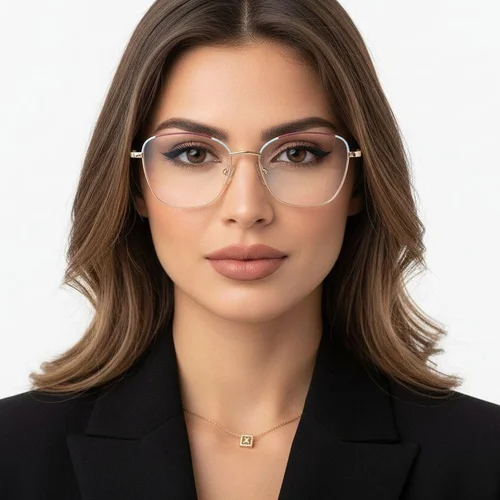 Lunettes papillon violettes en métal #BS2425-0353