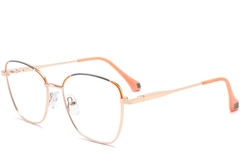 Butterfly Orange Metal Glasses #BS2425-0354