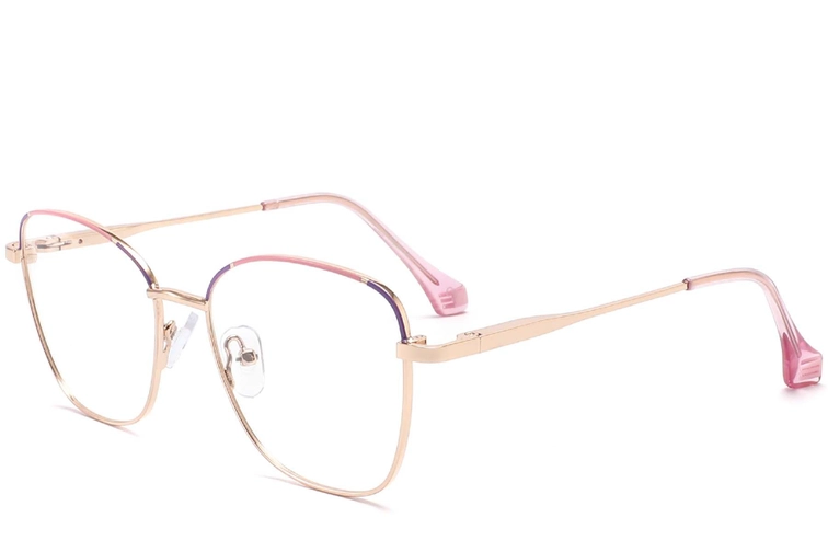Butterfly Pink Metal Glasses #BS2425-0355