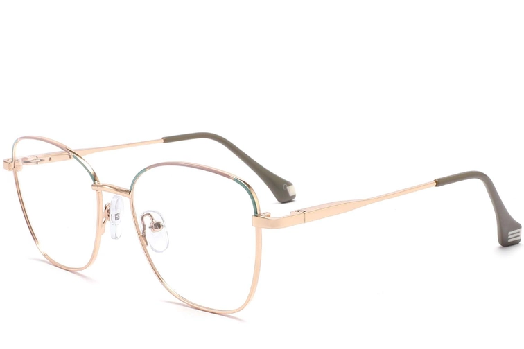 Butterfly Green Metal Glasses #BS2425-0356