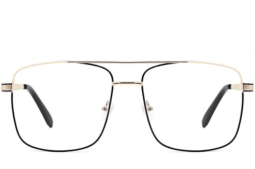Aviator Gouden Metalen Bril #BS2425-0357