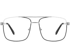 Aviator Silver Metal Glasses #BS2425-0358